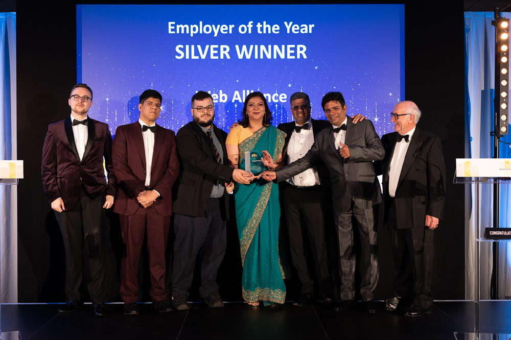 Employer of the Year from SME Northamptonshire award 2024